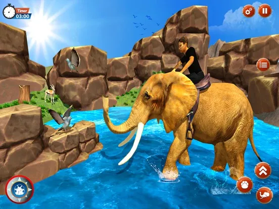 Screenshot di Elephant Rider Simulator Game iPad 