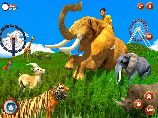 Screenshot di Elephant Rider Simulator Game iPad 