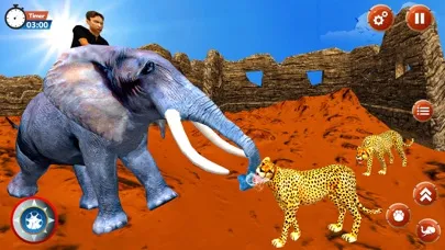 Screenshot di Elephant Rider Simulator Game