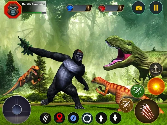 Tangkapan layar Wild Angry Gorilla Simulator iPad 