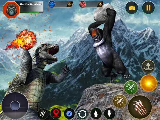 Tangkapan layar Wild Angry Gorilla Simulator iPad 