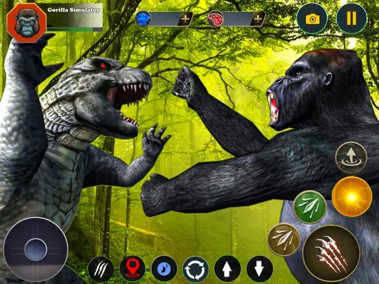 Tangkapan layar Wild Angry Gorilla Simulator iPad 