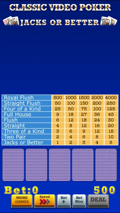 Video Poker Collection स्क्रीनशॉट