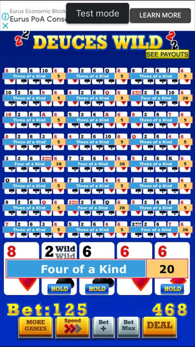 Video Poker Collection स्क्रीनशॉट