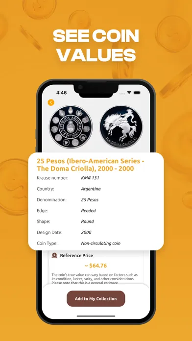 ภาพหน้าจอของ Coini - Coin Value Identifier