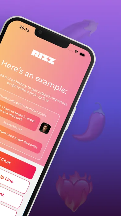 Screenshot di Plug RIZZ AI Dating Assistant