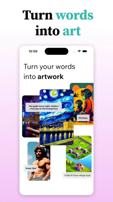 Wamba - AI Art Generator スクリーンショット