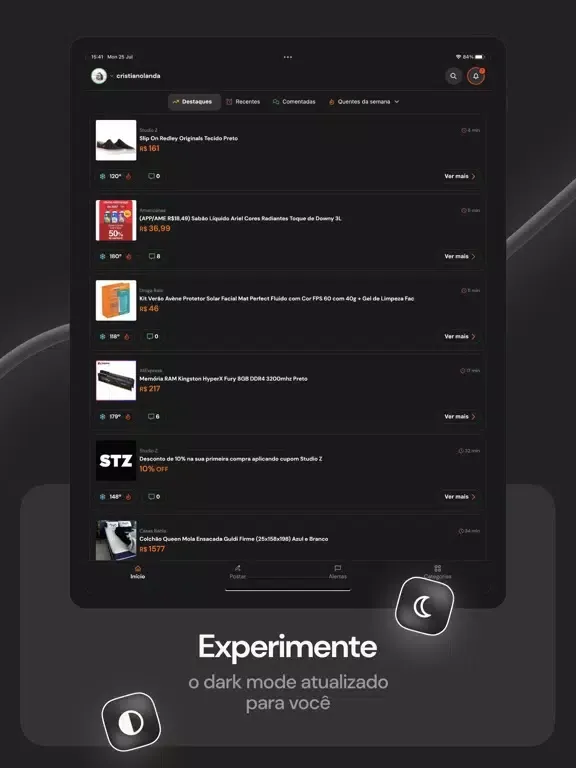 Pelando: Promoções e Cupons iPad  स्क्रीनशॉट