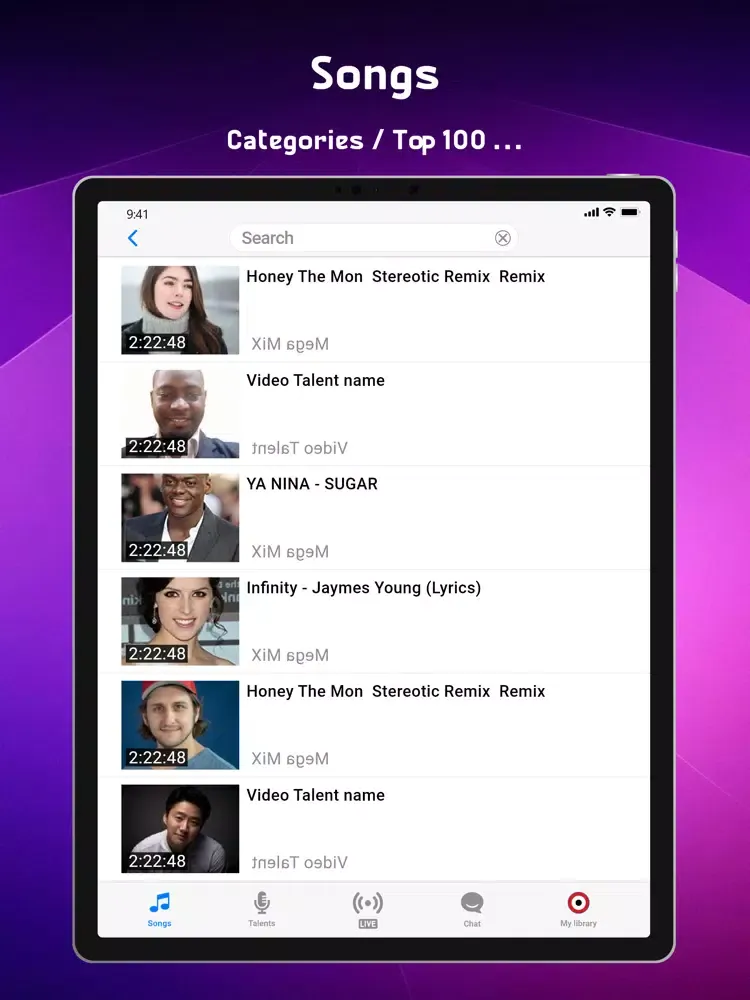 Capturas de pantalla de 6rb.com | طرب اغاني iPad 