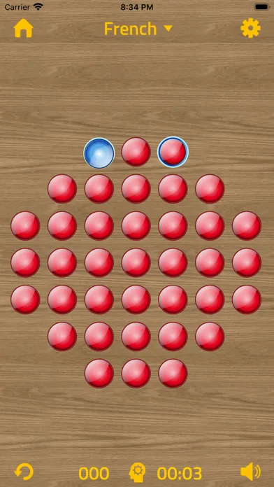 Capturas de tela do Marble Solitaire - Peg Puzzles