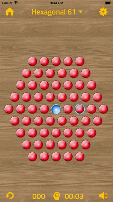 Capturas de tela do Marble Solitaire - Peg Puzzles