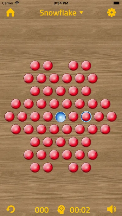 Capturas de tela do Marble Solitaire - Peg Puzzles
