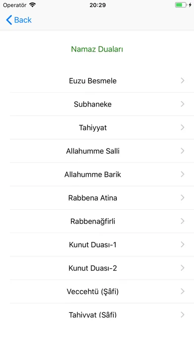 Ảnh chụp màn hình của Namaz Sure ve Duaları Ezberle