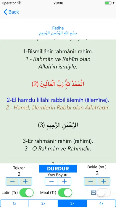 Ảnh chụp màn hình của Namaz Sure ve Duaları Ezberle