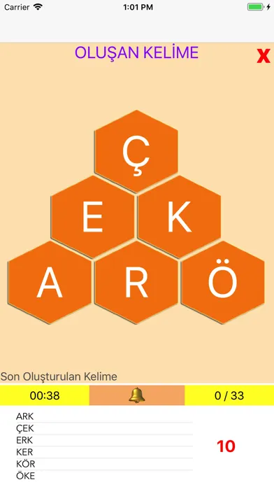 Capturas de pantalla de Piramit Kelime Avı Oyunu