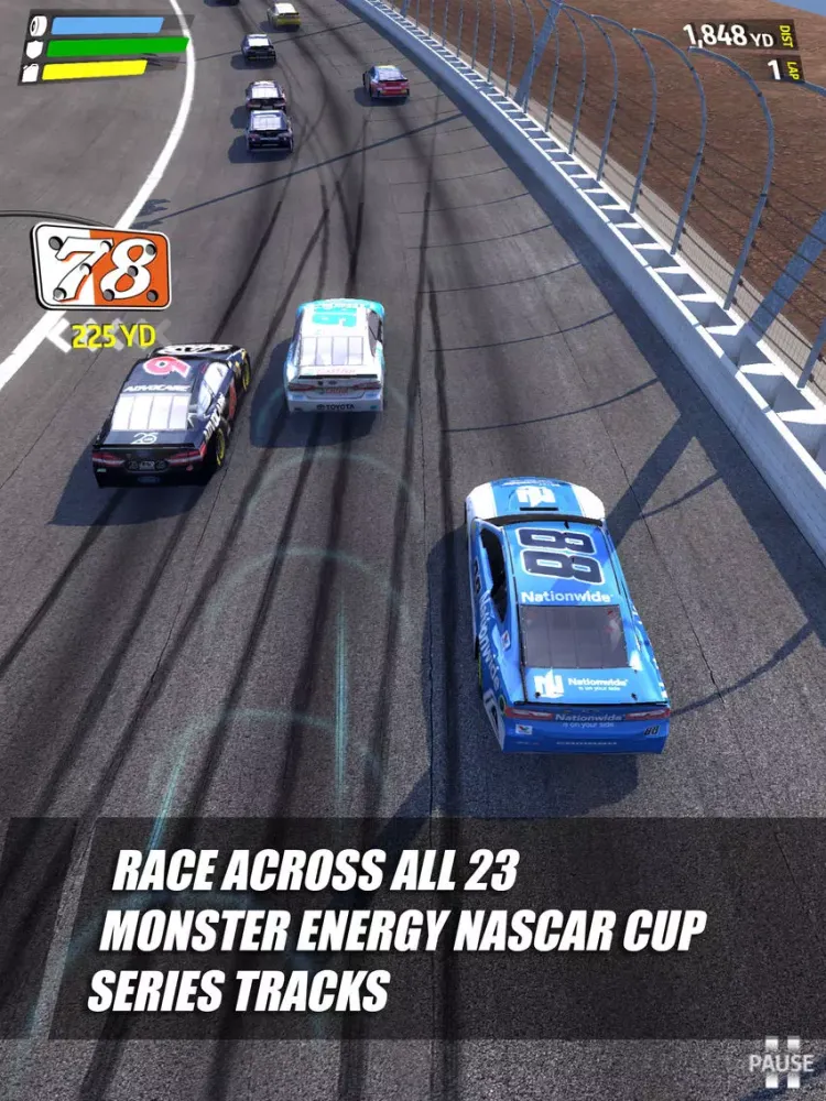 Zrzuty ekranu NASCAR Rush iPad 