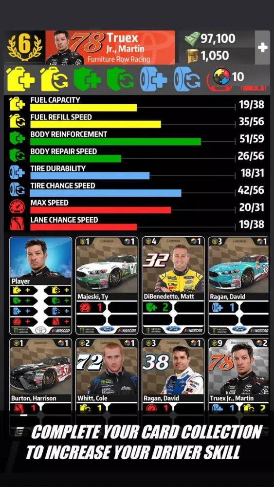 Zrzuty ekranu NASCAR Rush