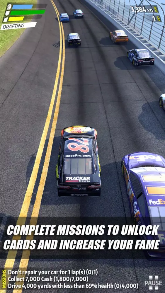 Zrzuty ekranu NASCAR Rush