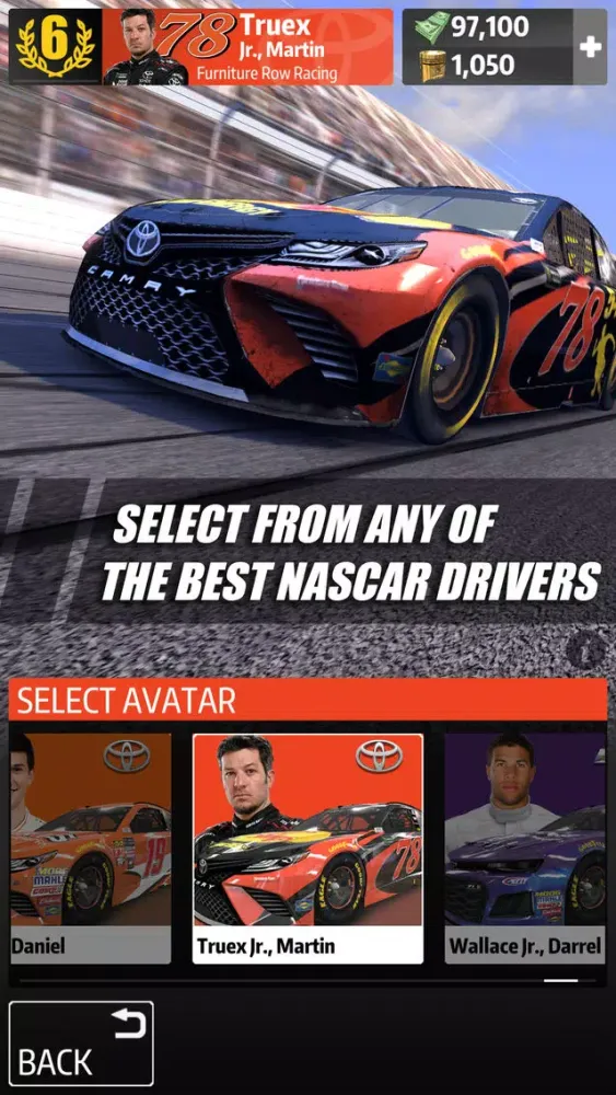 Zrzuty ekranu NASCAR Rush