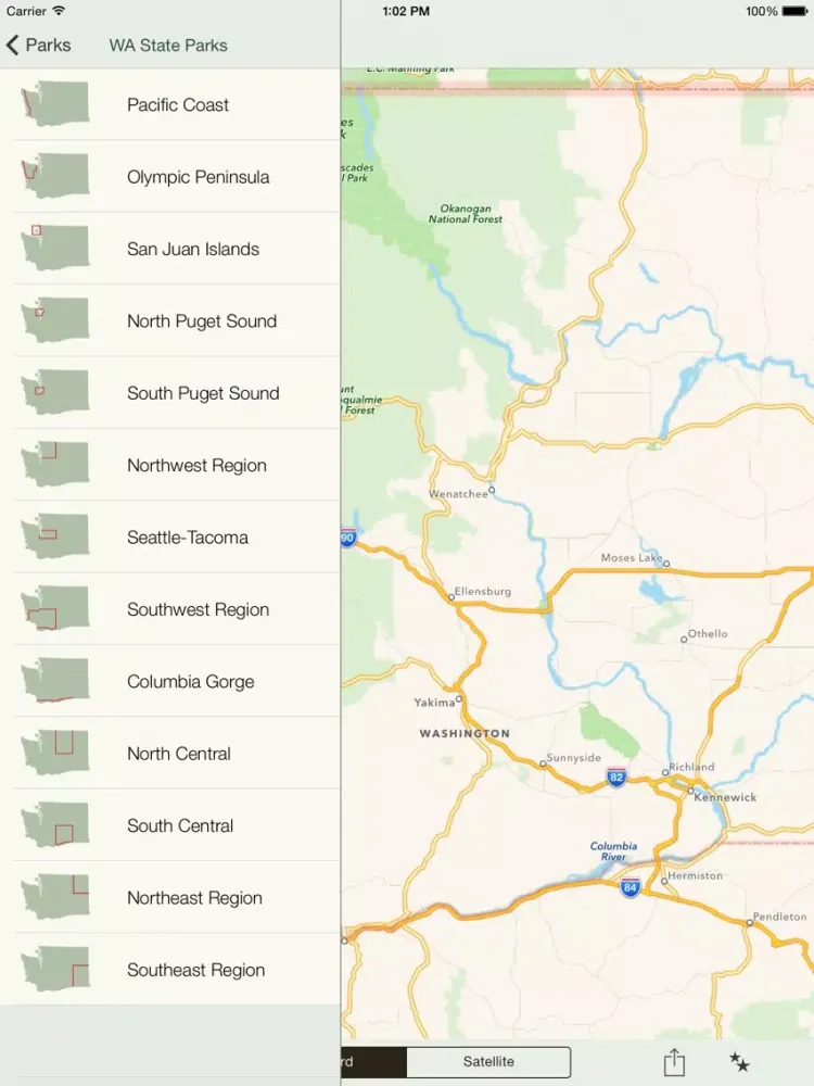 Washington State Parks-WA Parks iPad  স্ক্রিনশট