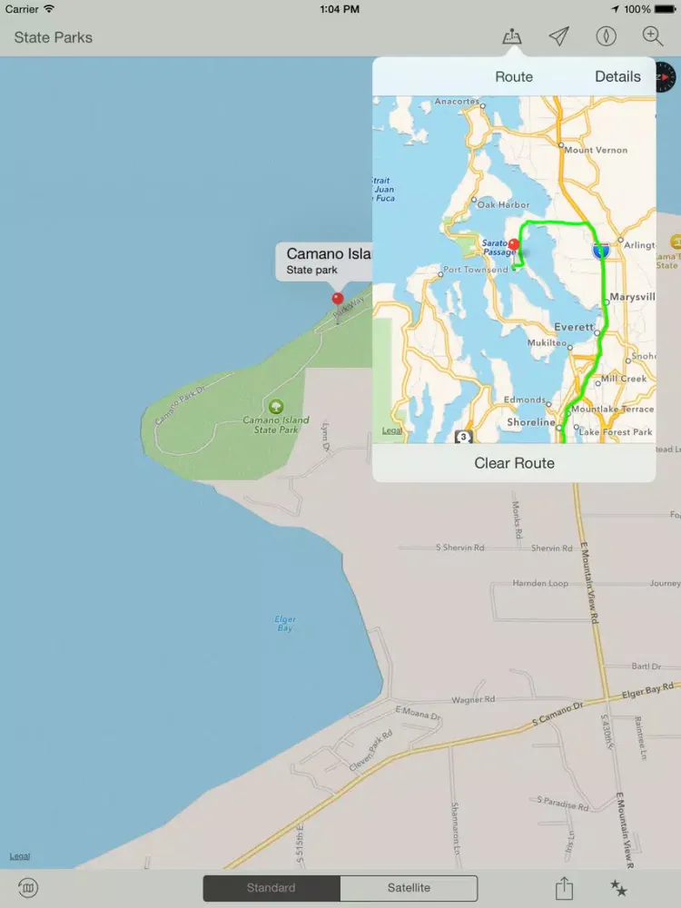 Washington State Parks-WA Parks iPad  স্ক্রিনশট