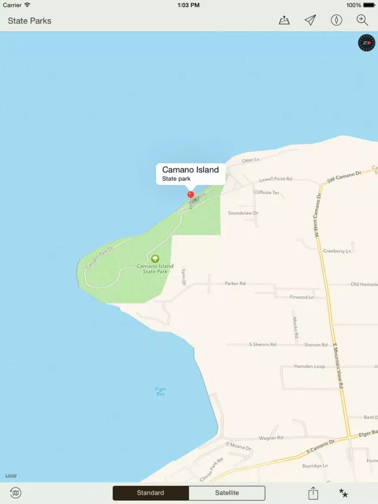 Washington State Parks-WA Parks iPad  স্ক্রিনশট