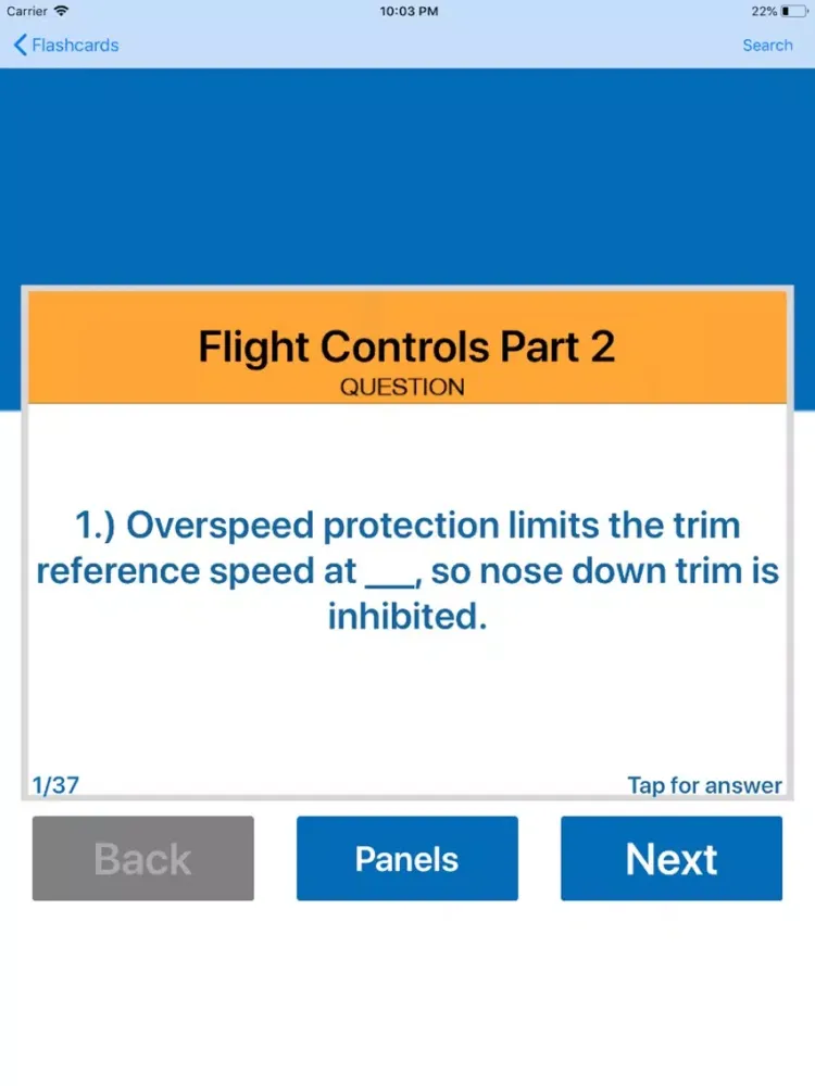 Capturas de tela do Pan Am B-777 Type Rating Prep iPad 