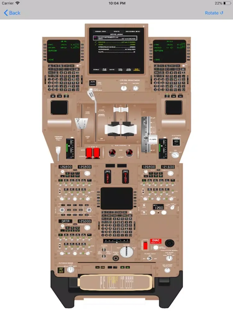 Capturas de tela do Pan Am B-777 Type Rating Prep iPad 