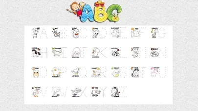 Скриншоты Abc Alphabet Coloring Pages To Write - Educational Game For Kids Edu Room Pbs And Prek Pre Games