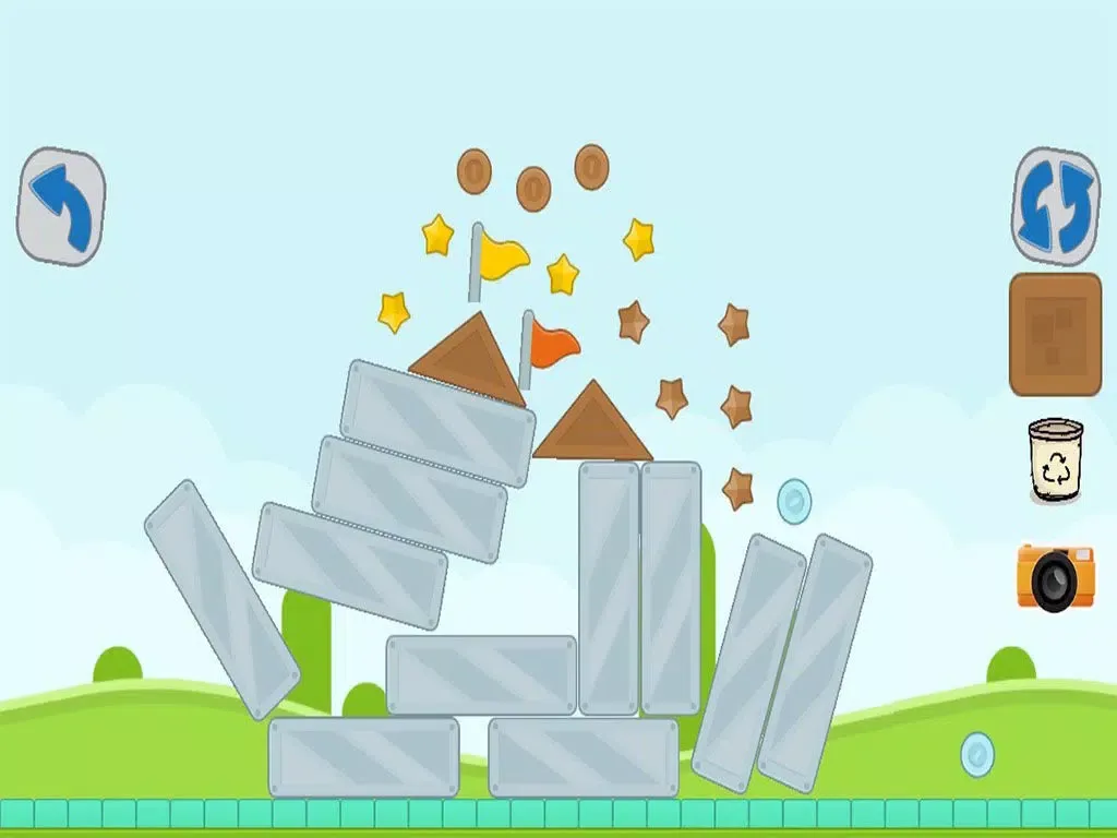 build city : physic box game iPad  سکرین شاٹس