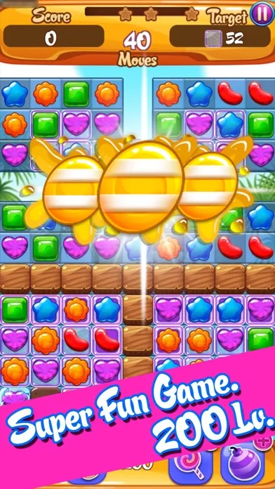 Sweet Jelly Fruit Garden mania : Match 3 Free Game 스크린샷