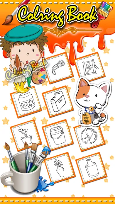 Captures d'écran de coloring book app for 3rd grade kids