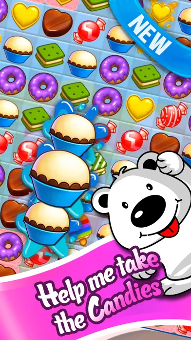 cookie Splash Mania - Match 3 Puzzle game Ekran Görüntüleri