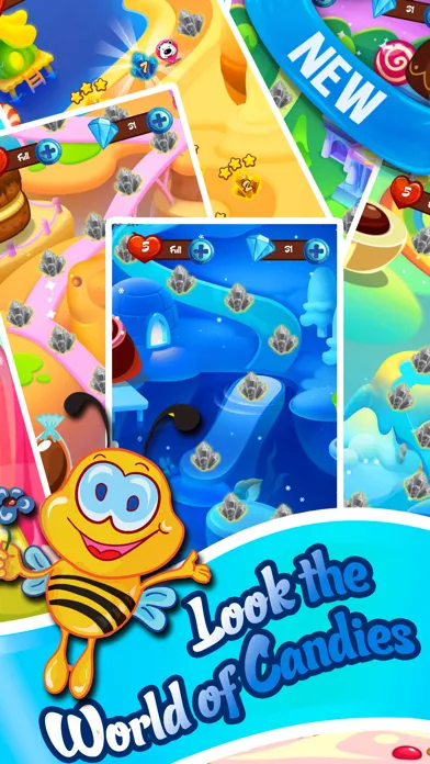 cookie Splash Mania - Match 3 Puzzle game Ekran Görüntüleri
