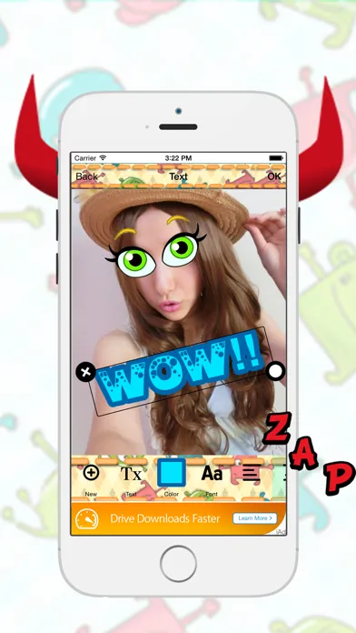 Ảnh chụp màn hình của MonsTer Face : Fun Photo Sticker
