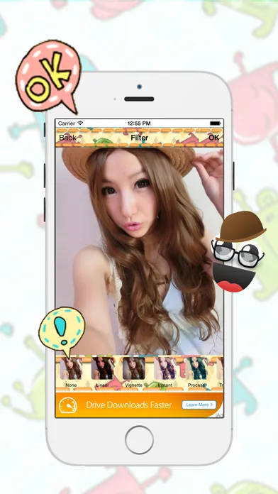 Ảnh chụp màn hình của MonsTer Face : Fun Photo Sticker