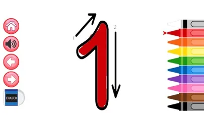 Скриншоты 1-10 Number To Write : Educational Game For Kids