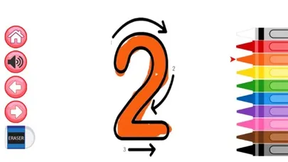Скриншоты 1-10 Number To Write : Educational Game For Kids
