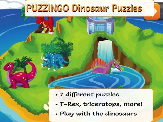 ภาพหน้าจอของ PUZZINGO Dinosaur Puzzles Game iPad 