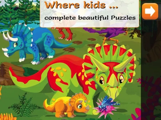 ภาพหน้าจอของ PUZZINGO Dinosaur Puzzles Game iPad 