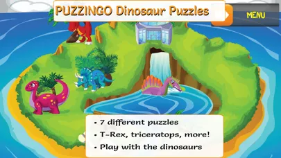 ภาพหน้าจอของ PUZZINGO Dinosaur Puzzles Game
