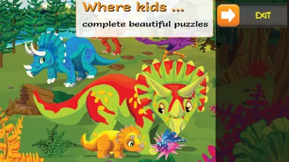 ภาพหน้าจอของ PUZZINGO Dinosaur Puzzles Game