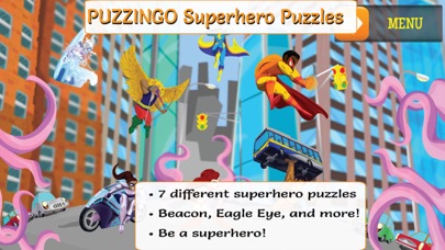 PUZZINGO Superhero Puzzles应用截图