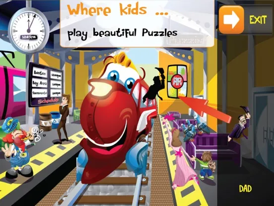 Capturas de pantalla de PUZZINGO Trains Puzzles Games iPad 