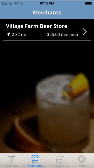 Zrzuty ekranu Bar Cart - Cocktails Delivered.
