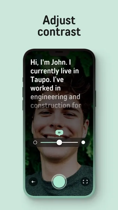 Ảnh chụp màn hình của Prompted – a Teleprompter app