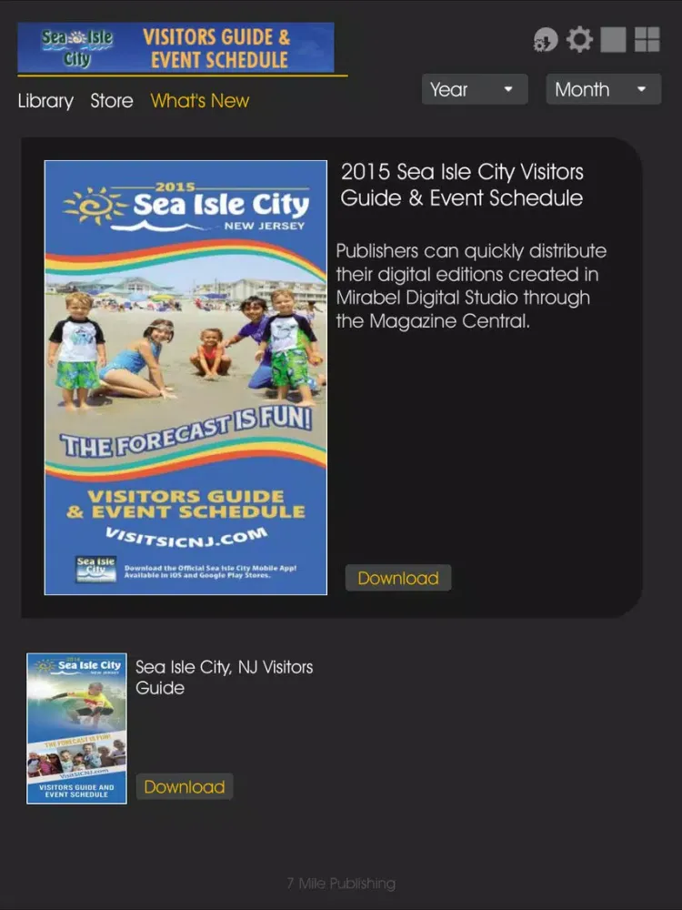 Sea Isle City Visitor’s Guide iPad  سکرین شاٹس
