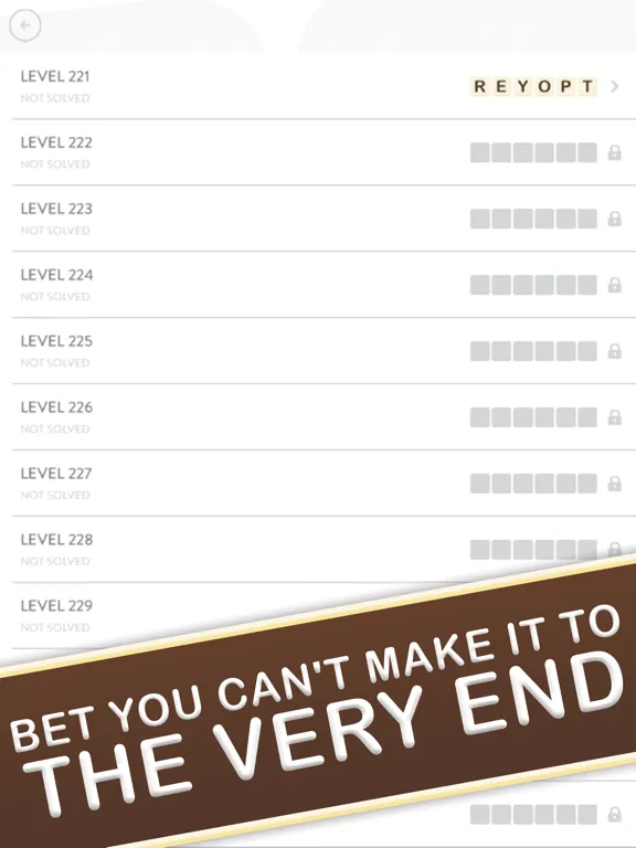 Anagram Classic Patience iPad  Screenshots