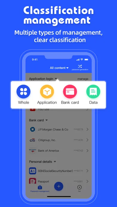 Password Manager ⊙ 스크린샷