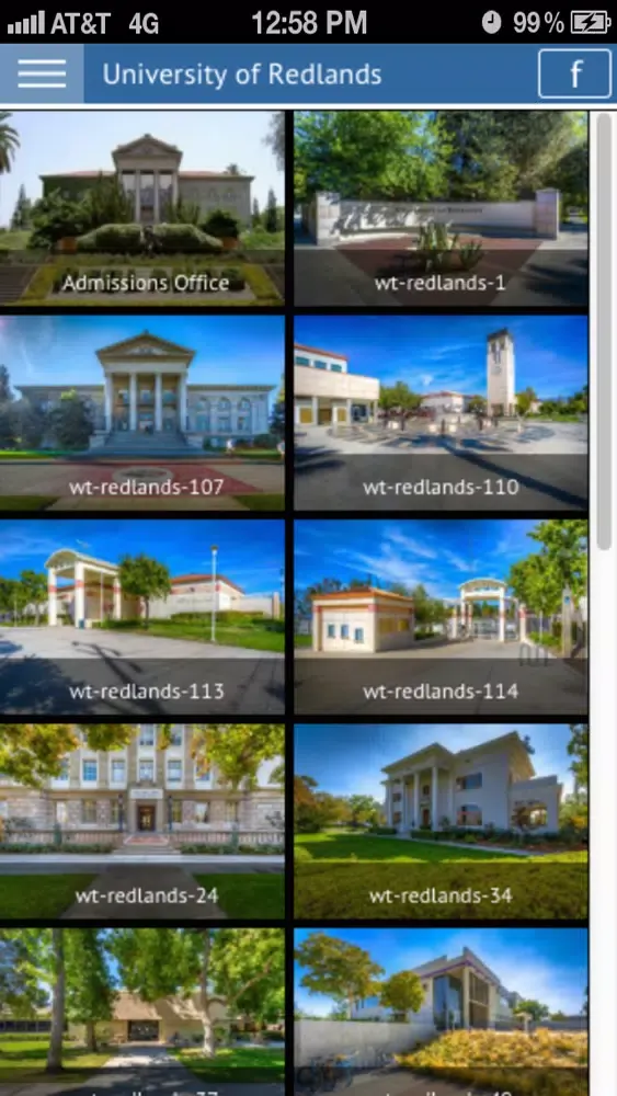 Скриншоты University of Redlands Tour